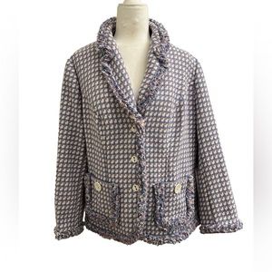 Vintage Jessica London Tweed Blazer Coat